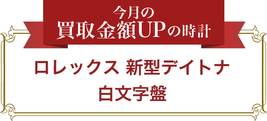 ロレックス 新型デイトナ白文字盤